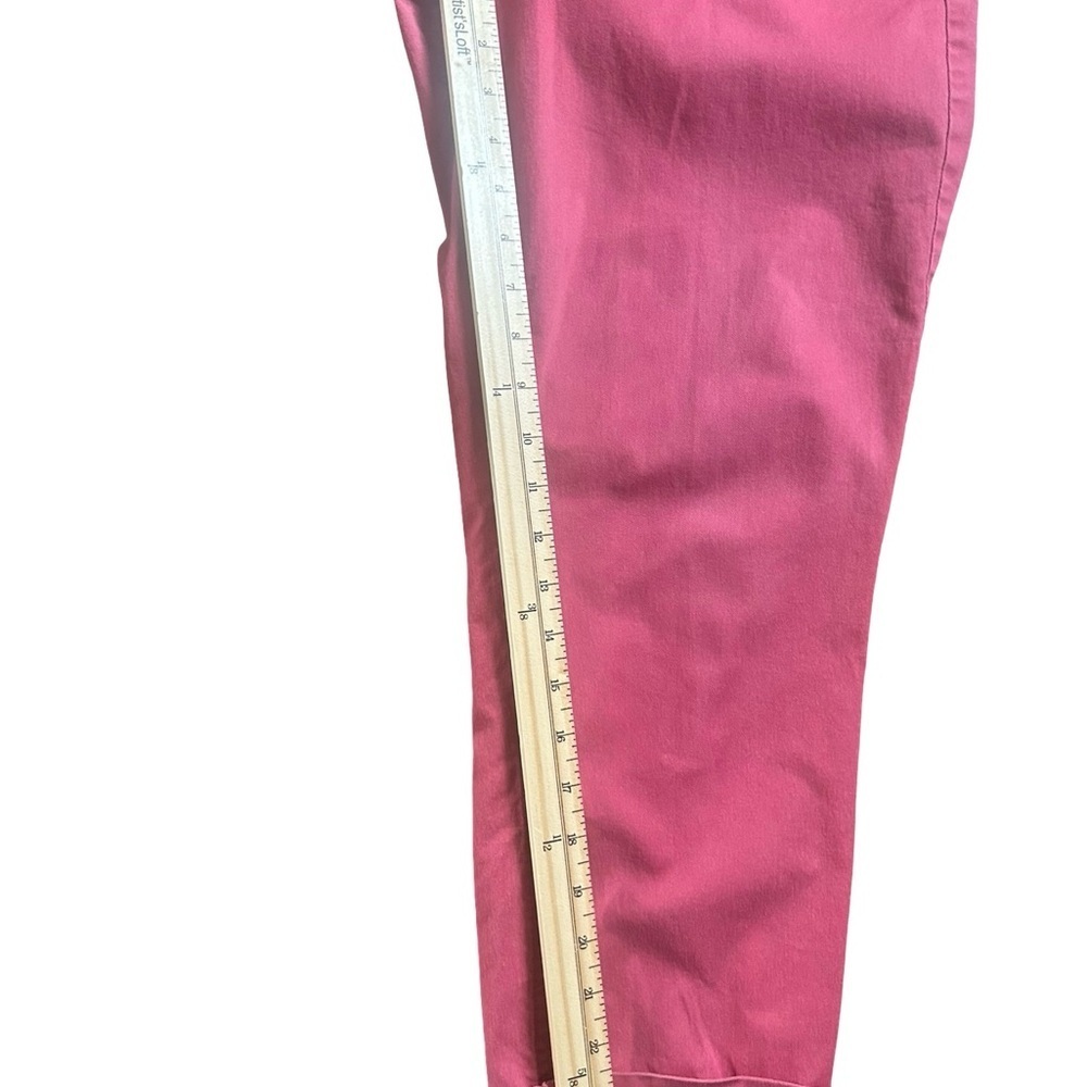 LOFT Women’s  Chino Pants Size 12 – Red Casual Cotton - Picture 5 of 5